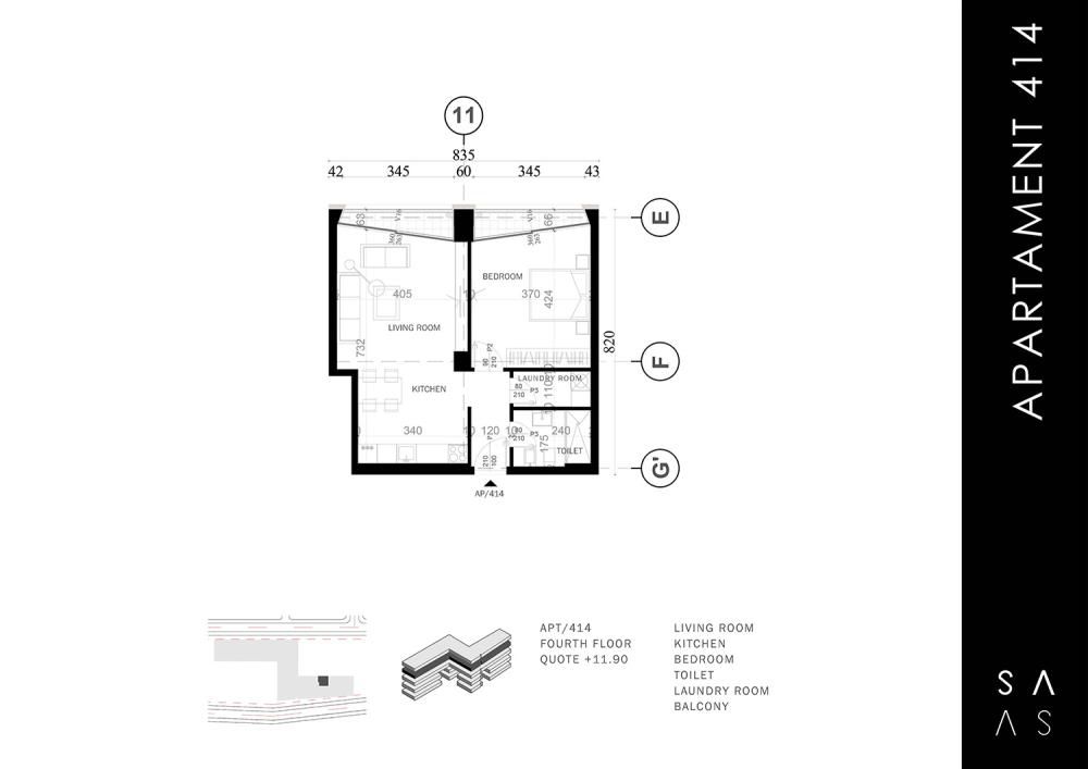 Apartment 414
