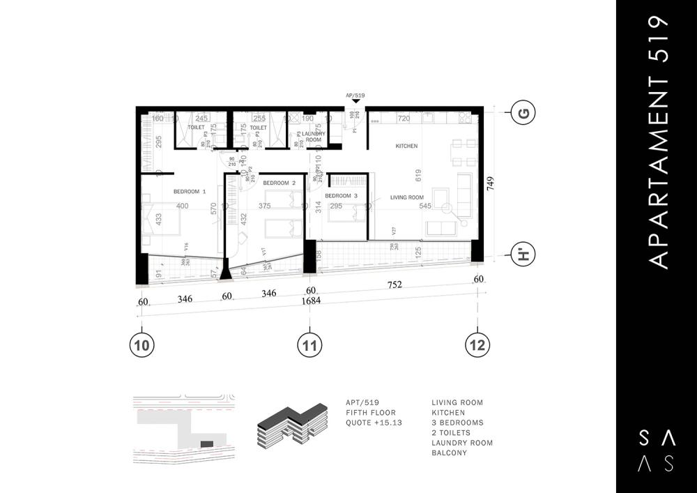 Apartment 519