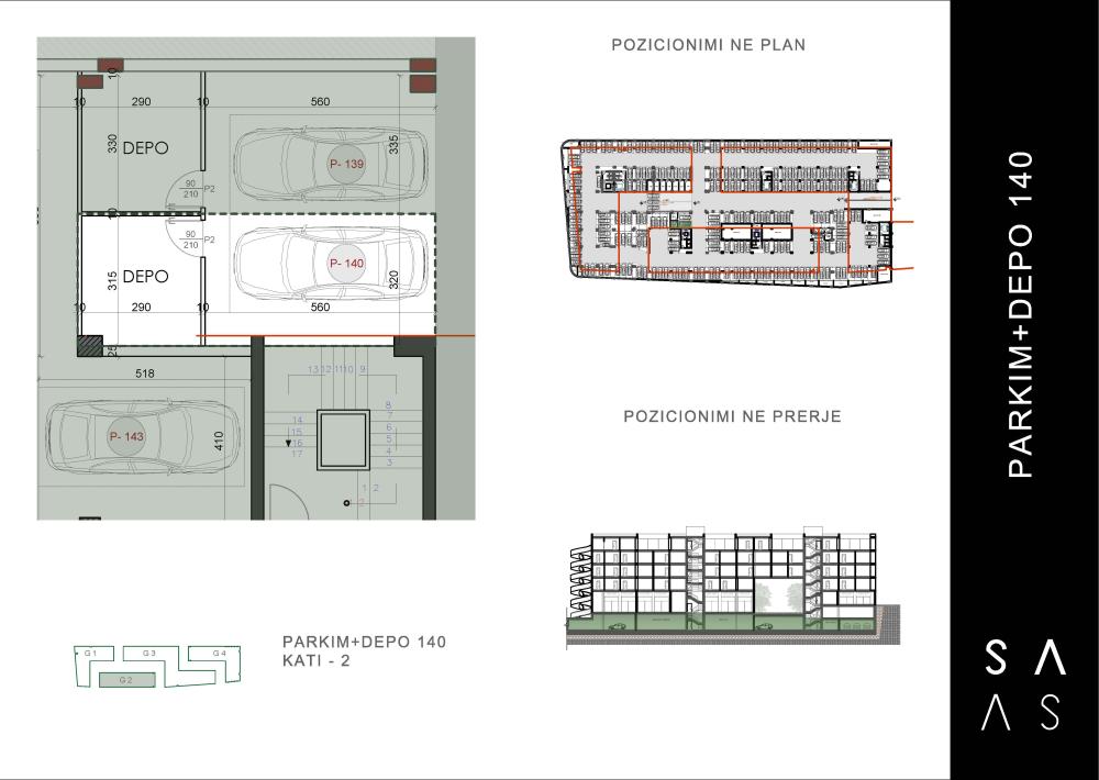 Parking with Storage 140