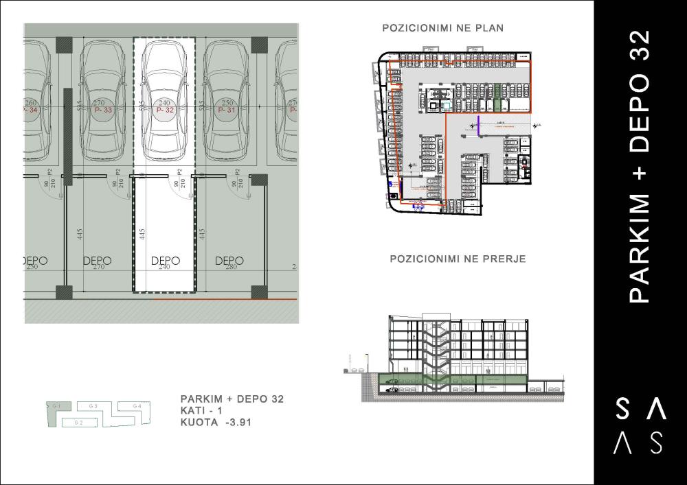 Parking with Storage 32