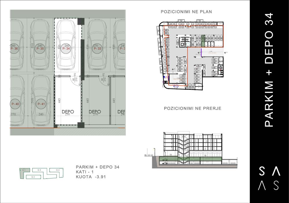Parking with Storage 34